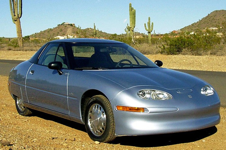 history of electric vehicles GM EV1