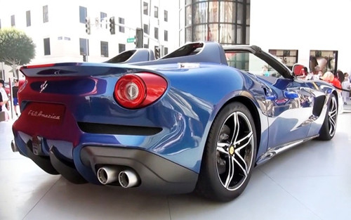 Ferrari F60 America сзади