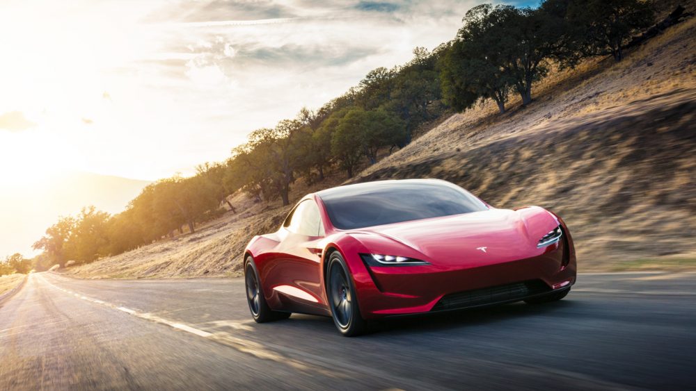 The Tesla Roadster.