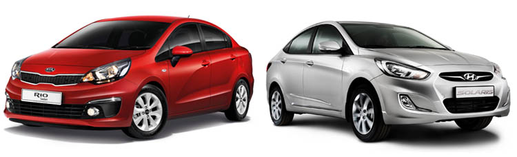 Kia Rio vs Hyundai Solaris