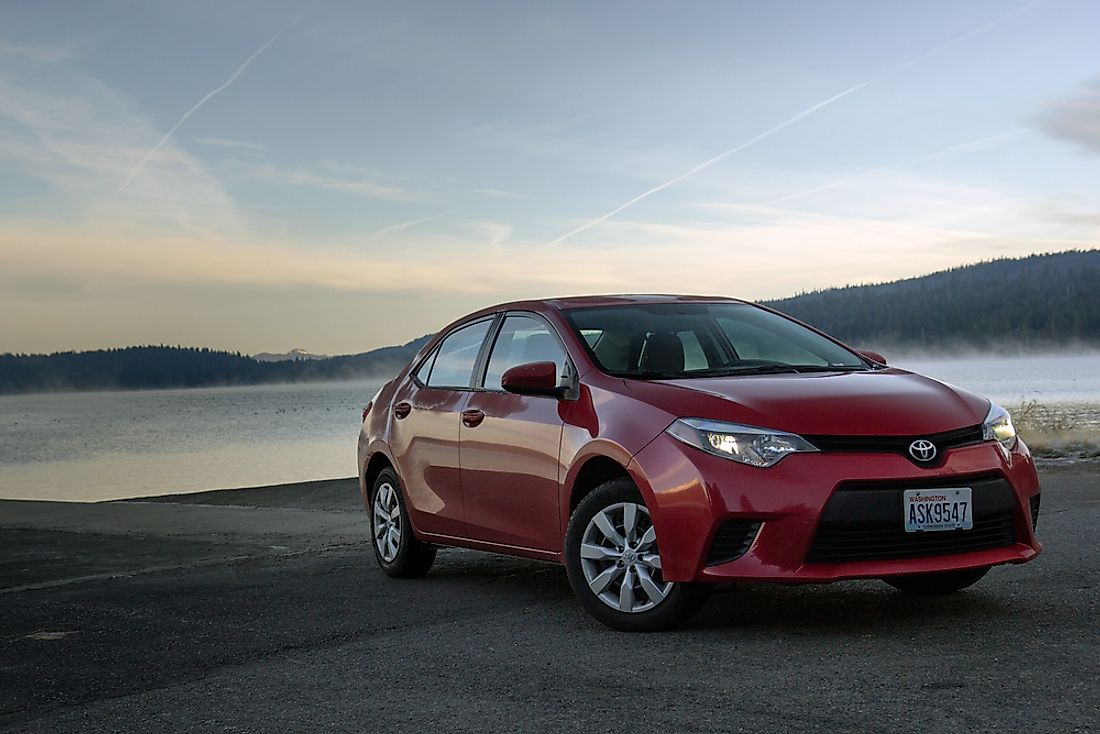 The Toyota corolla is the best selling car in the world. Editorial credit: Roman Korotkov / Shutterstock.com.