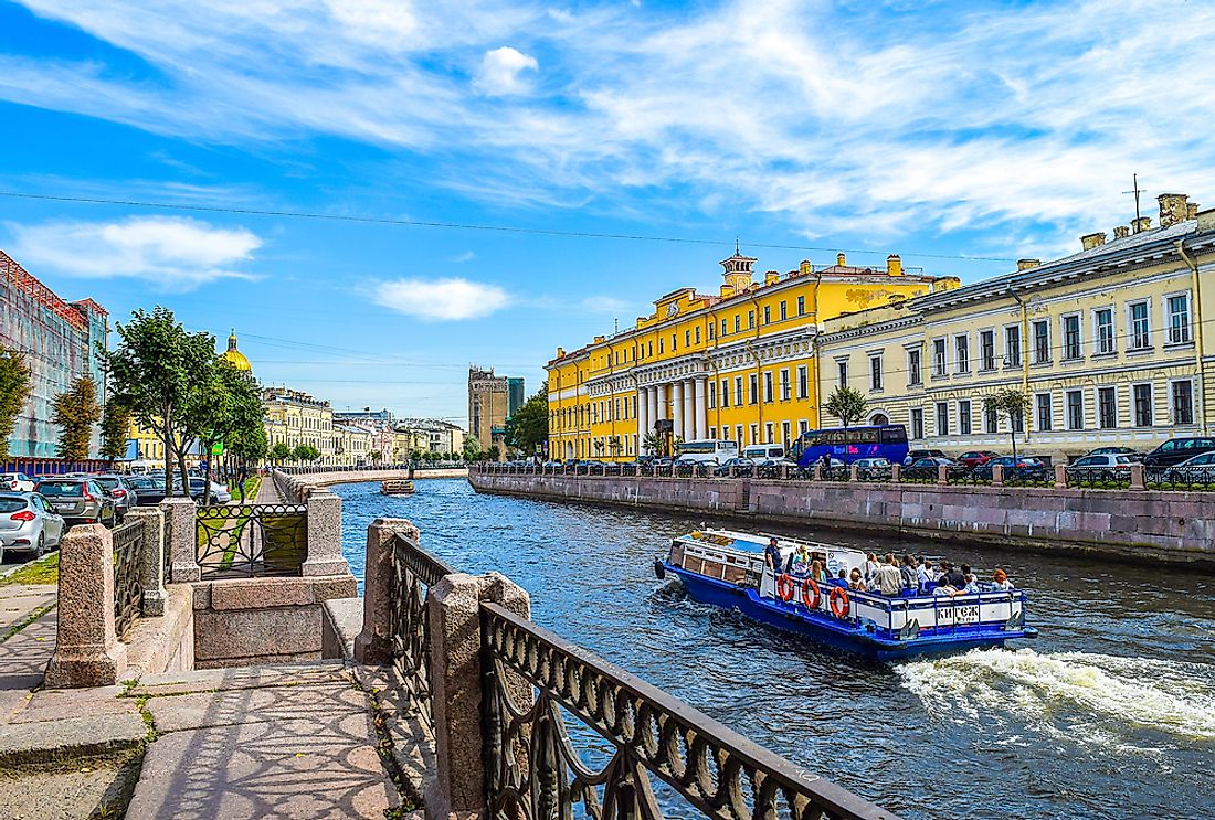 Saint Petersburg, Russia, is located in the Northwestern Economic Region. 