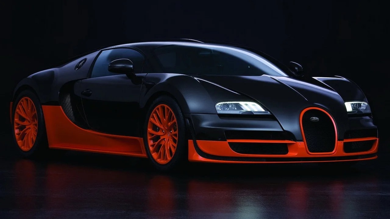Bugatti Veyron Super Sport - 2,5 секунды от 0 до 100 км. / ч.